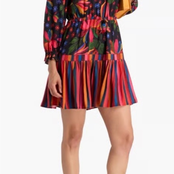Farm Rio Black Banana Sky
Mini Dress Colorful Floral Dress Size Small NWT - Picture 2 of 14